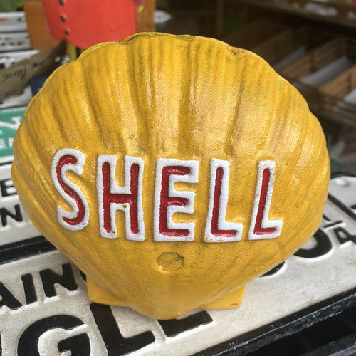 Shell Cast Iron Money Box & Key Rack