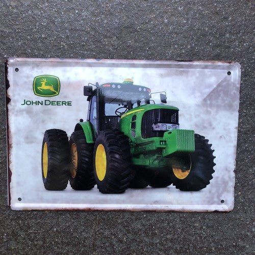 John Deere Metal Sign