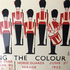 Trooping The Colour Enamel Sign