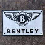 Bentley Cast Iron Sign