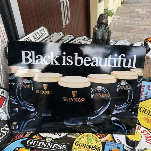 Black Is Beautiful Heavy Gauge Metal Sign