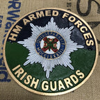 HM Armed Forces Irish Guards Cast Iron Sign