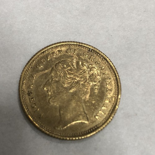 Prince Of Wales Brass Half Sovereign Play Money Counter