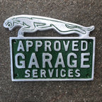 Jaguar Approved Garage Services Aluminium Sign