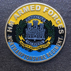 H M Armed Forces Northamptonshire Regiment Cast Iron Sign