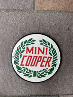 Mini Cooper Cast Iron Sign