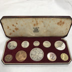 Official Queen Elizabeth Farthing To Crown Proof Set