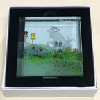 Capricorn Glass Block 3 Inches Square Boxed