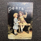 Pears Soap Metal Sign New Design