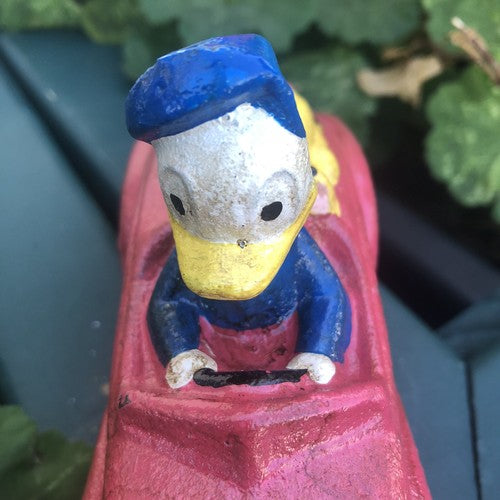Donald And Pluto Cast Iron Model