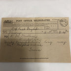 Post Office Telegraph Forms Seven Edwardian (1903)