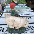 Leprechaun Money Box Cast Iron