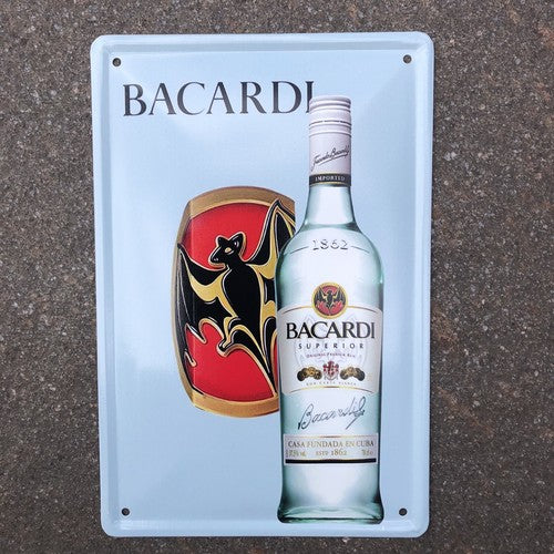 Bacardi Metal Sign
