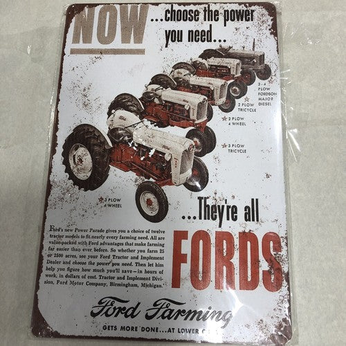 Ford Tractor Sign