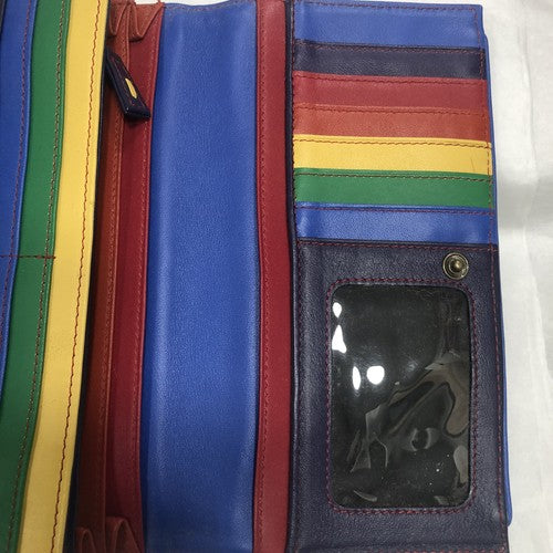 Tula Multi Colour Leather Wallet