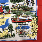 South Wales Coast Vintage Tea Towel