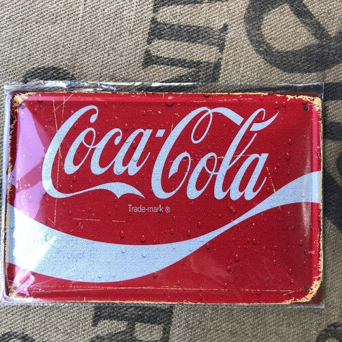 Coca Cola Metal Sign