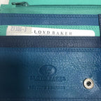 Lloyd Baker Multi Blue & Green Leather Wallet