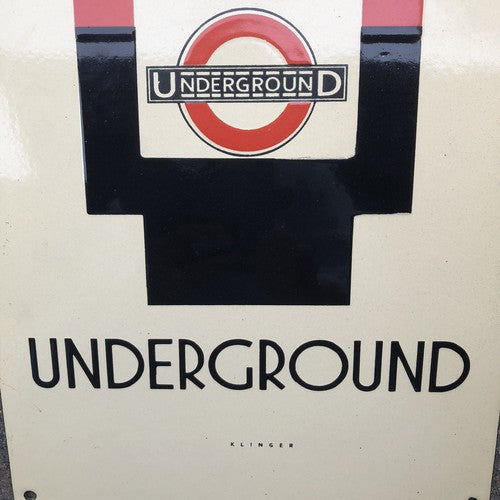 Constancy London Underground Enamel Sign