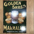 Golden Shred Marmalade 50 X 70 Cms Metal Sign