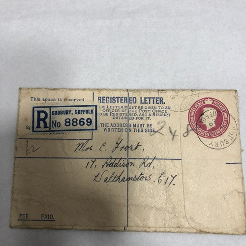 Great Britain Registered Envelopes