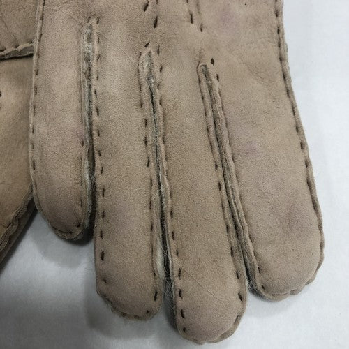 Sheepskin Genuine Gloves Mushroom Colour See All Photos Pair No 4