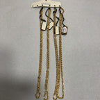 Primor Gold Plated Card Of Four 19 Inch Chains
