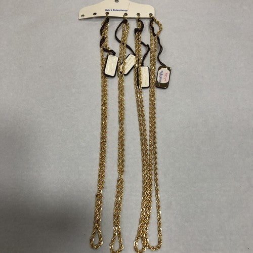 Primor Gold Plated Card Of Four 19 Inch Chains