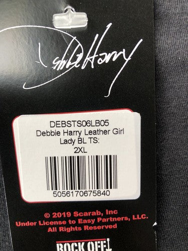 Debbie Harry Leather Girl 2XL Teeshirt