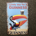 Guinness Lovely Day Metal Sign New Design