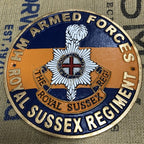 HM Armed Forces Royal Sussex Regiment Cast Iron Sign