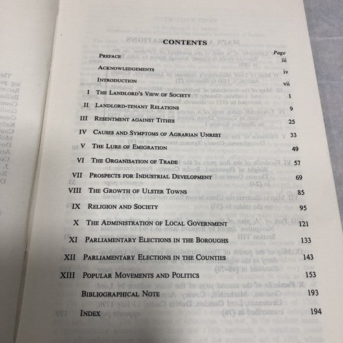 Aspects Of Irish Social History 1750- 1800