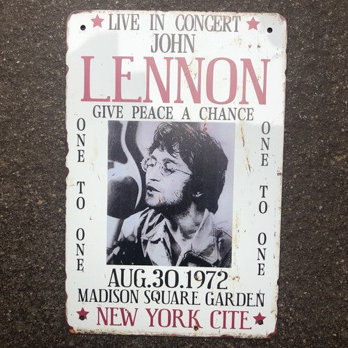 Lennon Metal Sign New Design