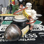 Michelin Man With Compressor Cast Iron