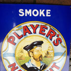 Players Navy Cut Cigarettes Enamel Sign