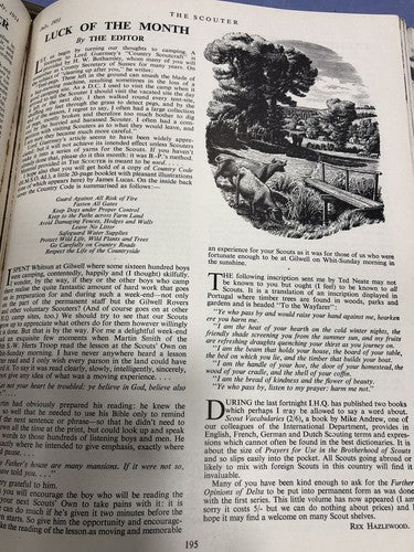 The Scouter Magazine Collection In Original File Jan 1951 - Dec1952