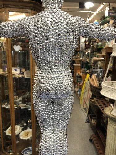 Gymnast Standing Diamanté Effect Ornament