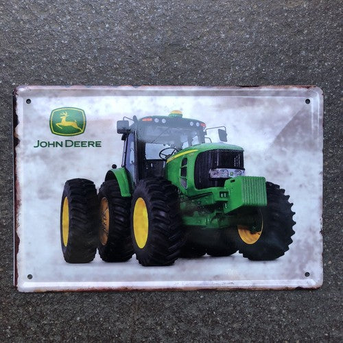John Deere Metal Sign