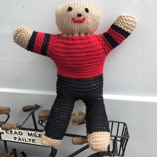 Teddy Hand Knitted 34 Cms Brand New