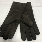 Sheepskin Genuine Brown Gloves See All Photos Pair No 8