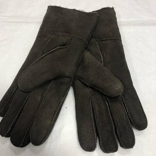 Sheepskin Genuine Brown Gloves See All Photos Pair No 8