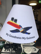 Guinness Toucan Cast Iron Lamp & Shade