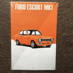 Ford Escort MK 1 Metal Sign