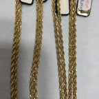 Primor Gold Plated Card Of Four 19 Inch Chains
