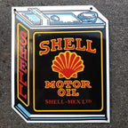 Sheâll Motor Oil Enamel Sign