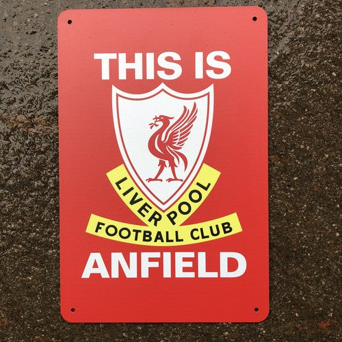 Liverpool Heavy Gauge Steel Sign