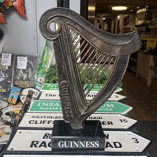 Guinness Harp On Marble Base