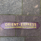 Orient Express Cast Iron Sign