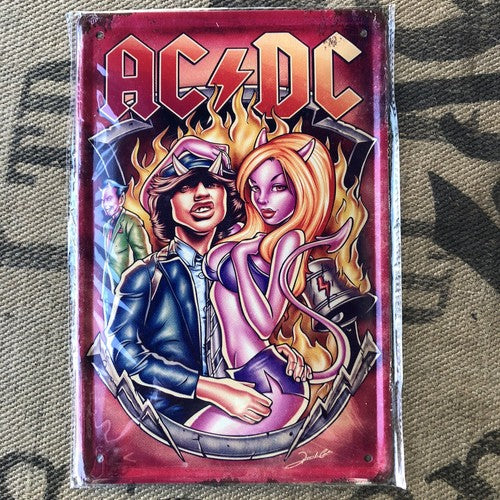 AC/DC Metal Sign