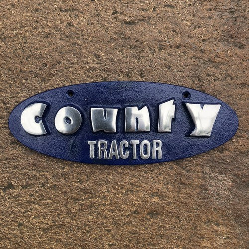 County Tractor Cast Iron Sign